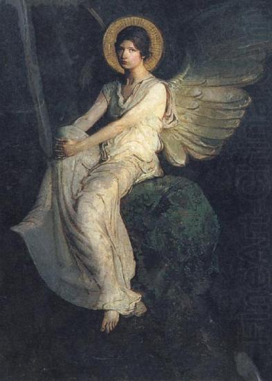 Abbott Handerson Thayer Angel Seated on a Rock china oil painting image